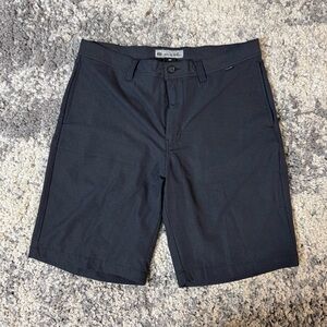 Travis Mathew, Mens Golf Athletic Shorts in Dark Gray with 9 Inseam, US Size: 34